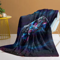 Manta De Terciopelo Suave Con Patrón De Parches Apto Para Niños Adultos Y Adolescentes Para Sofá Cama Manta Caliente Para Viajes Y Picnics - details 9