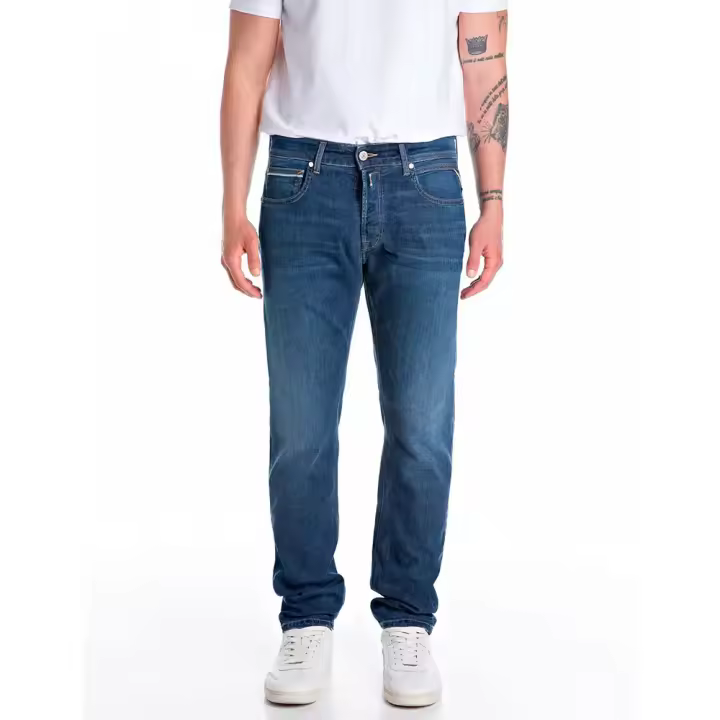 Ropa hombre Pantalones Replay Vaqueros Ma972.000.573840 Azul - 1