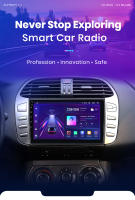 Junsun AI Voice Car Radio Stereo For Fiat Bravo 2007 2008 2009 2010-2012 Car Auto Radio Built-In Wireless Carplay & Android Auto Automotive Multimedia Touch Screen 360 camera Car Intelligent Systems With GPS Navigation - details 0