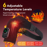 Nueva almohadilla de masaje de calefacción EMS para hombros, almohadilla de hombro con vibración inalámbrica desmontable, masajeador de terapia de hombros, modelo privado - details 3