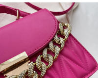 Bolso De Hombro Para Mujer 2024 Diseñador Moda Cadena Cruzado Bandolera Marca Bolso De Mano Y Monedero Estilo Casual - details 12