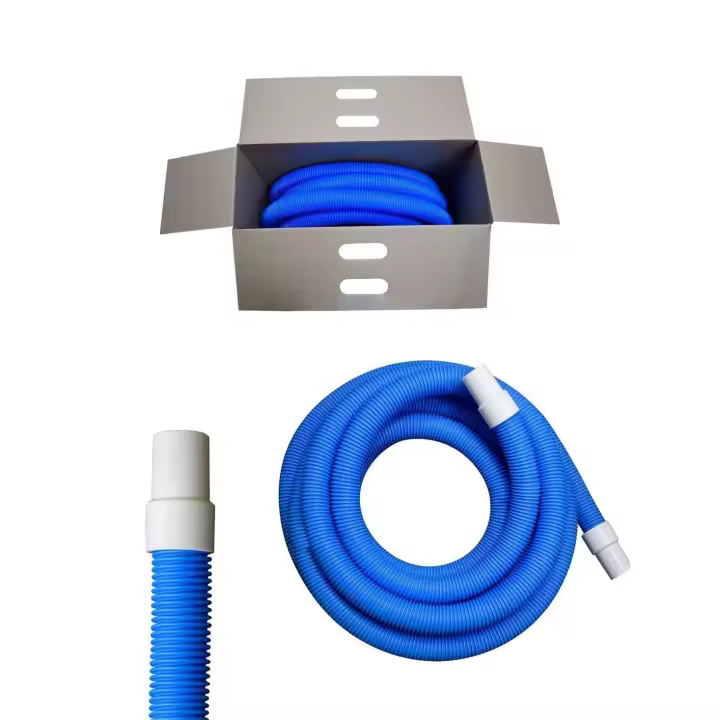 JARDIN202 - Manguera Flexible para Piscina con Racores de 38 mm – Disponible en Longitudes de 8m, 10m, 12m, 15m y 30m - 1