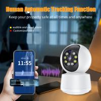 SANSCO camara PTZ de seguridad para el hogar, Monitor de bebé con seguimiento automático de personas, IA, WIFI, 4MP, vigilancia IP, Eseecloud - details 1