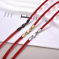 Cordón De Hilo Tejido a Mano En Forma De Piña De 60cm Con Hebilla De Acero Inoxidable Para Accesorios De Joyería DIY - details 8
