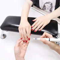 Almohadilla De Manicura De Microfibra De Cuero Lavable Y Desmontable Lujo Ligero Especial Para Uñas De Eleven Ever - details 3