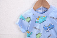 Ropa De Verano Para Bebés Niños Y Niñas Conjunto De 2 Piezas Camiseta Y Shorts Estilo Casual Con Diseño De Dibujos Animados Talla Ajustada Para Edades 4-6 Años - details 17