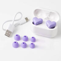 Auriculares Inalámbricos Bluetooth En Forma De Corazón Para Mujer Alta Calidad Auriculares De In-ear Para Niñas Regalo Con Cancelación De Ruido Active Y Impermeable - details 10