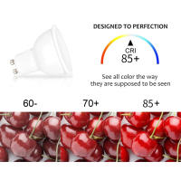 Lámpara LED GU10 6PCS AC220V 3W 6W 9W 12W En Blancos Frío Calido Natural Tricolor Para Hogar Material PC Certificación CE - details 4
