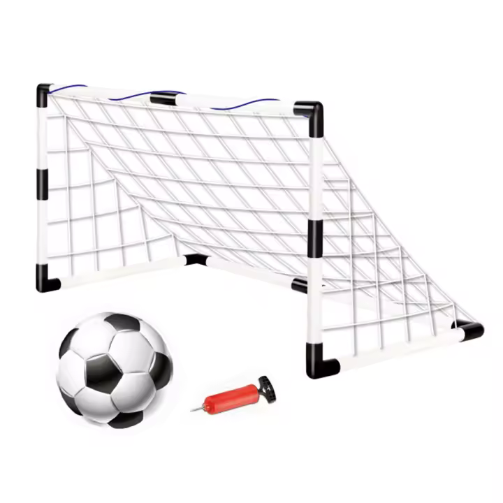 Puerta De Fútbol Plegable Con Bomba Accesorios Deportivos Resistente Al Clima Portátil Para Juegos De Fútbol Tamaño 950x700x480mm - 1