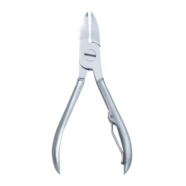 ALICATE PROFESIONAL UÑAS 10CM. MANGO SATINADO (marca: Pollié) - 1