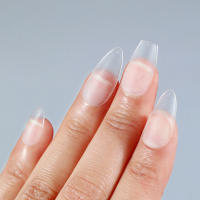 PINPAI 420PCS Uñas Postizas De Gel Mate Almendro Coffin T Forma Cubiertas Completas Falsas Uñas Capullos De Gel Artificial Suave Tamaño M 15 Tamaños Diferentes - details 4