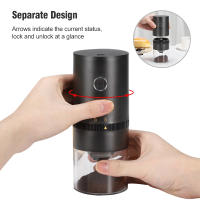 Molino De Tostador De Café Eléctrico Portátil USB Tipo-C Mini Molino De Semillas Para Espresso Y Especias Capacidad De Almacenamiento De Granos 25g - details 9