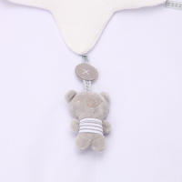 Conejo de peluche con forma de estrella de cinco puntas para bebé, oso giratorio, campana de noche musical, caja de música, campana de cama, juguete para cama de bebé - details 6