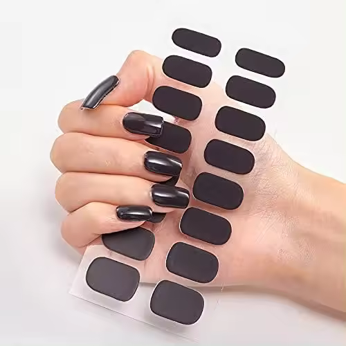 Tiras de uñas de gel, pegatinas de uñas de gel, tiras de uñas de gel semicuradas, tiras de gel de uñas que funcionan con cualquier lámpara de uñas (#14) - 1