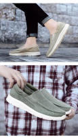 Zapatos De Lona Para Hombre Mocasines Clásicos De Ocio Cómodos Y Transpirables Zapatillas Casuales Para Adultos Con Punta Redonda Suela EVA - details 8