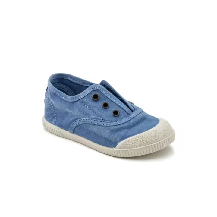 Zapatillas Lona Ba Natural World 4520e Niña Celeste - 1