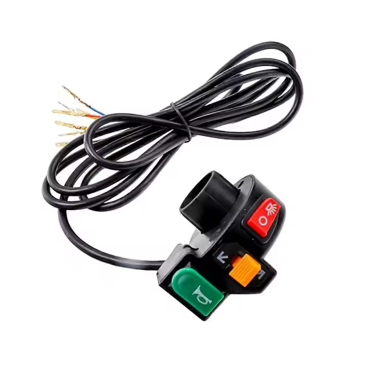 Electric Scooter Handle Switch Turn Light Horn Head Light Control Switch 3-In-1 Switch for Citycoco - 1
