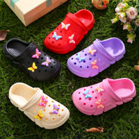 Clogs Transpirables Casuales Para Niñas Con Encantos De Dibujos Animados Slip-on Zapatillas De Playa Antideslizantes Para Jardín Zapatos De EVA Para Todas Las Estaciones - details 1