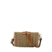 MODELISA Bolso Bandolera De Rafia Paja Pequeño Hombro Cruzado Playa Casual Para Mujer - details 2