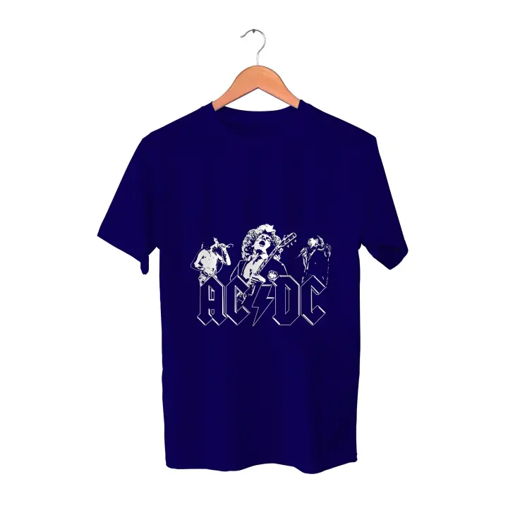 Camiseta ACDC. Angus Young. Brian Johnson. Thunderstruck. Highway to hell. Musica. Rock and Roll. Varios colores. Todas las tallas. - 1