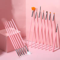 Set De Pinceles Para Arte De Uñas DUTRIEUX Combo Para Dibujar Pintar Y Grabar Con Cepillo Plano Para Gel De Acrílico Y Uñas UV Herramientas De Manicura - details 0