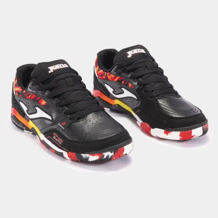 Zapatillas de Fútbol sala Joma Fs Reactive 2401 Negro Rojo Indoor - 1