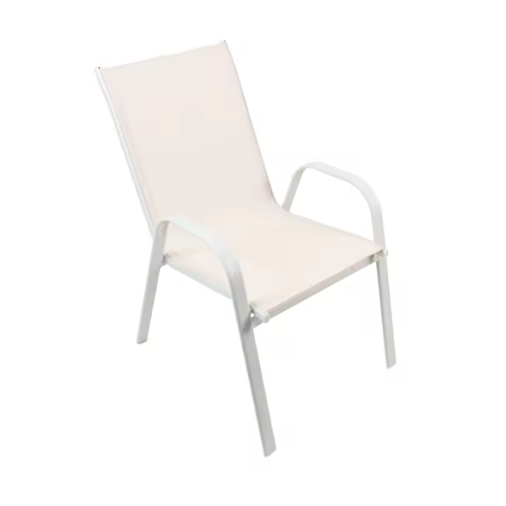 The Secret Home - Silla de Metal con Lona para Jardín - Apilable - Varios Colores - 1