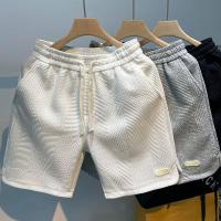 Shorts Para Hombre Moda Verano Marca Nueva Pantalones Casuales De Cintura Media Cómodos Estilo Regular Largo Hasta La Rodilla - details 1