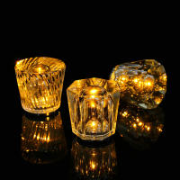 Lámpara De Cristal USB Recargable LED Para Dormitorio Y Sala De Estar Decoración De Fiesta Luz Creativa LT048 - details 0