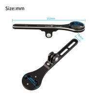 Soporte Para Computadora GPS De Bicicleta HE11 Montaje Para Manillar Compatible Con Garmin Edge 520 plus 820 810 Luz Frontal De Ciclismo Material De Aluminio Y Plástico - details 3