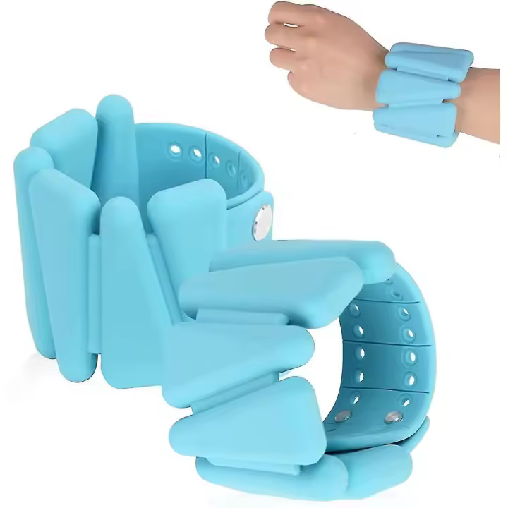 Juego de pesas de muñeca ajustables para entrenamiento de fuerza, unisex, color Azul. - 1