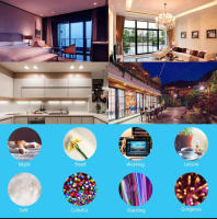 Bombilla LED RGB Tuya Bluetooth Control APP 2700-6500K Dimmable Sin Pasos 9W RGB+CW+WW Lámpara Inteligente E27 E26 Para Dormitorio AC85-265V - details 5