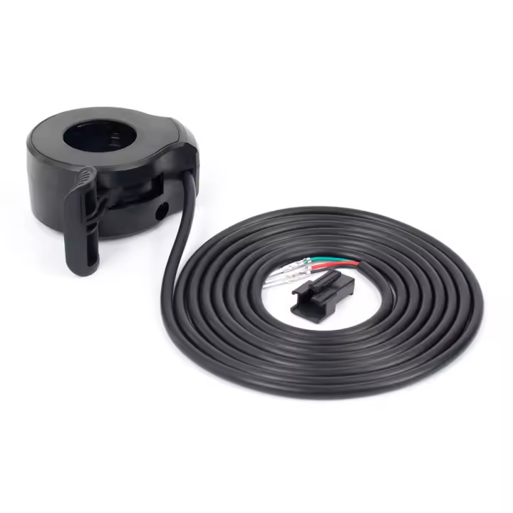 Acelerador De Pulgar Para Bicicleta Eléctrica 130X 12V-72V Con Conector Impermeable De 3 Pines Accesorios Para Conector WP/SM - 1