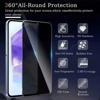 2Pcs Protector De Pantalla De Vidrio Templado Anti-Spy Para Samsung Galaxy A06 A13 A15 A16 A25 A26 A36 A23 A32 A35 A41 A55 A56 Anti-Scratch Anti-Shatter - details 3
