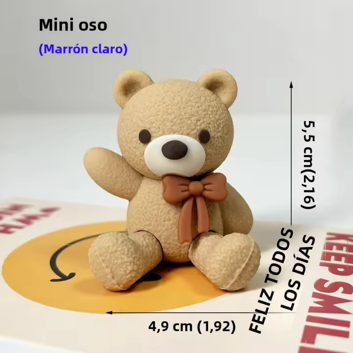 Topper De Pastel Oso Azul Para Fiesta De Cumpleaños Bebé Decoración De Fiesta Con Bolas De Oso Teddy Tema Oso Mini Para Niños - 1