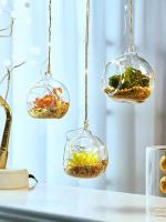 4pcs De Pedestal De Cristal Para Lámpara De Té Flor De Cristal Maceta De Cristal Para Plantas De Interior Y Exterior DIY Soporte Para Vela Y Candelabro - details 2