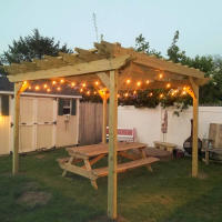 Cadena De Luces LED G40 36 M Exterior Con 64 Luces De Plástico Para Jardines Bodas Fiestas Terrazas Instalación Autónoma Impermeable - details 10