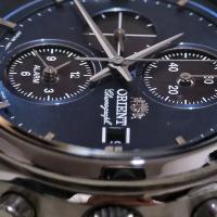 reloj cronógrafo solar  hombre Orient Contemporary  RN-TY0003L LIGHT CHARGE JDM 35.6mm 100m - details 3