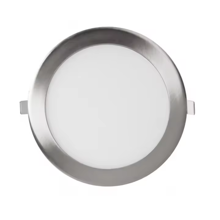 IluminaShop - Downlight panel LED Circular Niquel 6W IP44 CCT - 1