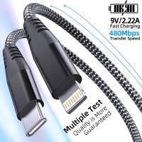 Cable Lightning a USB C LAlHONEN MFi Certificado Para iPhone 14 13 12 11 XS XR X 1m 2m 3m 10ft Carga Rápida 8-Pin Braided Material - details 1