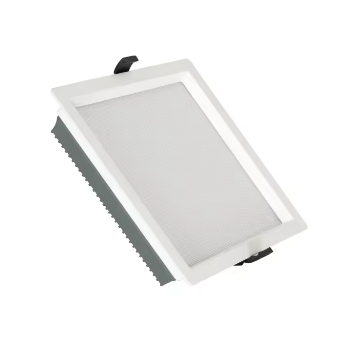 Ledkia Downlight LED 40W Cuadrado SAMSUNG Aero 130 lm/W Microprismático LIFUD Corte 210x210 mm 3000K Blanco Cálido - 1