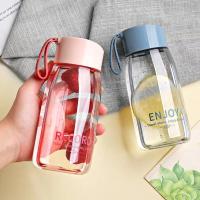Botella De Agua Deportiva Transparente 380ml Plástico Para Estudiantes Y Adultos Botella Portátil Para Exteriores Y Deportes - details 2