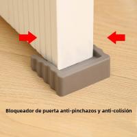 1PC Portaestopidor De Puerta Antipinch Anticolisión Para Seguridad En Habitación Y Cocina Stopper Portátil Y Ventisca-Resistente - details 0