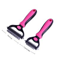 Peine Para Mascotas Desplumador Para Perros Y Gatos Herramienta De Desenredado Para Peluquería De Animales Reducción De Pelo Flotante Previene El Enredo Del Pelo - details 27