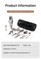 Kit Profesional De Bartender En Bolsa Portátil Con Herramientas De Cócteles Y Vino De Acero Inoxidable Resistente Y Duradero - details 6