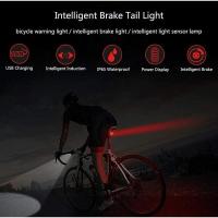 Luz trasera de Bicicleta, Luz trasera LED impermeable, Luz trasera de carga USB, Luz de advertencia de Bicicleta trasera - details 1