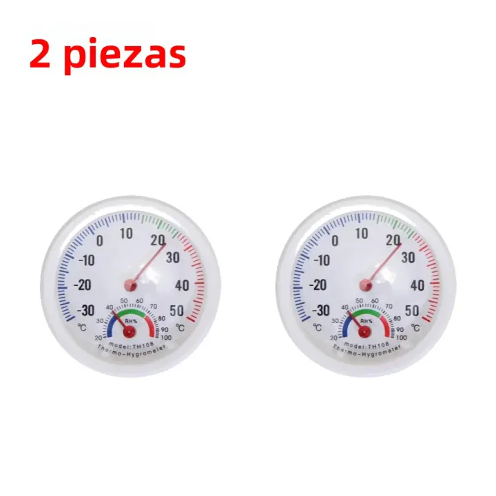 Mini Termómetro-Higrómetro Con Forma De Campana Lectura Fácil Para Jardines Y Terrazas Medidor De Humedad Y Temperatura Analógico - 1