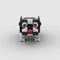 Bloques De Construcción Para Niños Pug Pekingés Perro Lindo Animal Modelo De Perro Para Educar Juguetes Regalos De Navidad - details 0