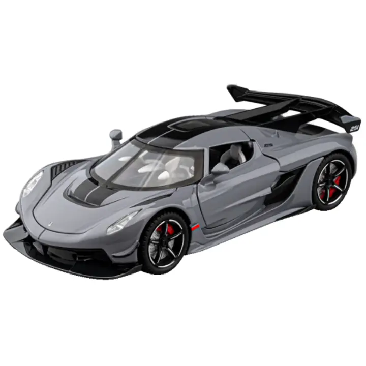 Coche De Juguetes De Metal Jesko a Escala 1/22 Modelo Diecast Con Función De Retroceso Puertas Abreables Para Niños Regalos Para El Día De Los Niños - 1