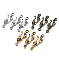 10pcs Cerraduras De Tobogán En Forma De Nota Musical De Zinc De Bronce Antiguo Para Colgantes Y Pulseras De Joyería DIY Metal - details 7